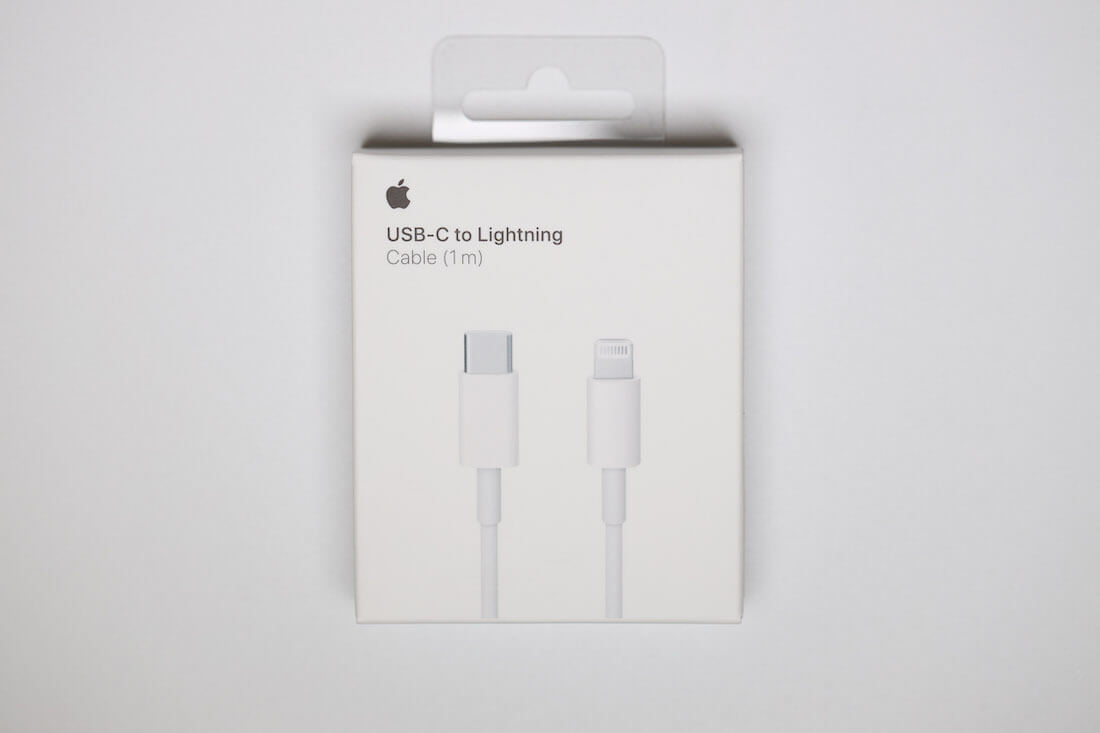 Apple iPhone 純正付属　USB-C-Lightningケーブル