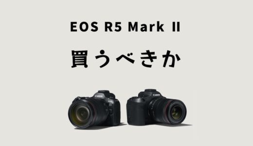 遂に60万円越え！EOS R5 Mark Ⅱを買うべきか、EOS R6 Mark Ⅲを待つべきか